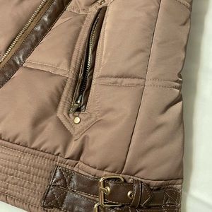 Giani Bini Brown Puffer Vest